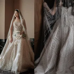 ZVOCY Camouflage Lace Mermaid Wedding Dress – Customizable Camo Prom Evening Gown Long - View #10
