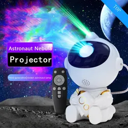 Proiettore Cielo Stellato 3in1 Galaxy – Luce Notturna LED Con Batteria 2200mAh, Controllo Vocale E Touch, Effetti Luna E Onde Per Camera Da Letto, Festa, Compleanno (Nero) - 3