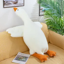 White goose throw pillow plush doll plush toy figurine