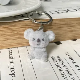 Set Di 2 Portachiavi Koala In Peluche Grigio – Ciondolo Morbido Per Borsa, Portachiavi Carino E Leggero, Regalo Per Donna