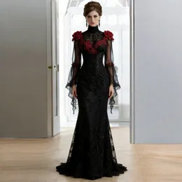 Black Gothic Prom Dresses Classic Mexican Flared... From Readygogo, $154.58  | DHgate.Com