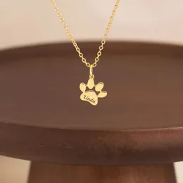 Collana personalizzata con impronta di zampa di animale domestico, argento sterling, commemorativa per animali domestici - Italia