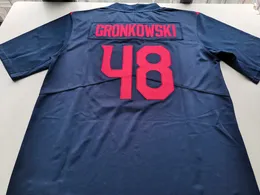 Men's Red Arizona Football Jersey #48 Rob Gronkowski Stitched