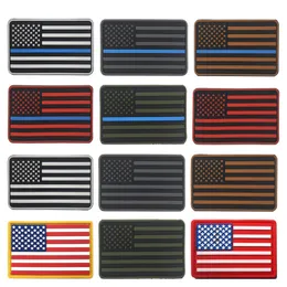 thumbnail image 2 of California State Thin Blue Line Police Patch - Hook & Loop Backing For Tactical Gear 2 of 13