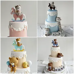 25-Piece King & Prince Crown Cake Toppers – Blue Glitter Cupcake Decor For Boy Birthdays, Baby Showers & Gender Reveals - View #6