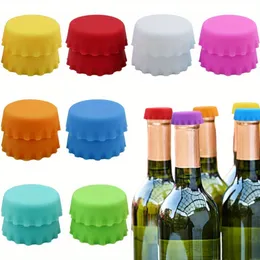 5 Pezzi Tappi Per Bottiglia Di Vino In Silicone Colorato, Colori Casuali Per Feste, Uso Quotidiano, Tappi Riutilizzabili Per Bottiglie Di Vino E Birra A Casa | SHEIN ITALIA