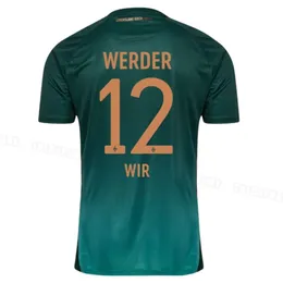 24-25 ヴェルダー・ブレーメン No.28 アルヴェロ Club 24 25 Soccer SV Werder Bremen Jersey 8 WEISER 27 AGU 11
