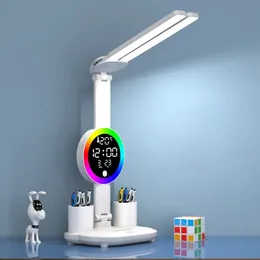 Ggnaxivs 2 PZ Luce Del Libro Della Novità LED Luce di Notte Portatile di Vetro Colorato Lampada Da Scrivania Lampada Libro Lanterna