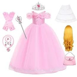Abito Principessa IEFiEL Per Bambina, Fiori Satin, Ginocchio, Cerimonia