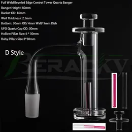 Quartz Nails: Full Weld Smoking Control Tower Terp Slurper