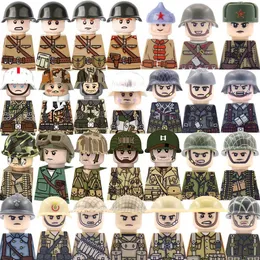 Army Figures Toys: WW2 Style Soldier Figures, Military Building