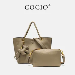 Borsa a tracolla quadrata minimale con catena decorativa, mini borsa a tracolla nera, borsa