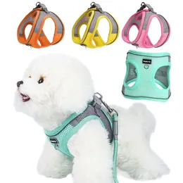Reflective Dog Harness and Leash Set No-Pull, Adjustable
