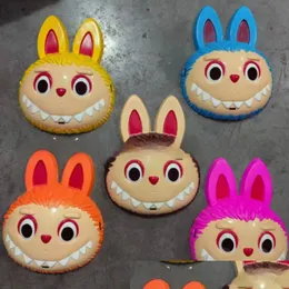  Labubu Maskeler Cadılar Bayramı Cosplay Mask Korku Monster Masquerade Korkunç Perili Ev Sahne Pu Maske Dekoru