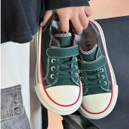 Childrens High Top Canvas Shoes, Spring Autumn Casual Sneakers for