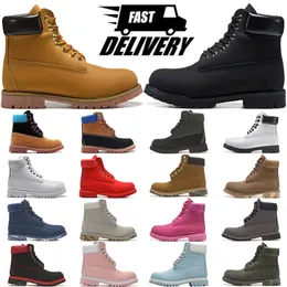 Mens Brown Leather Ankle Boots Handmade Business Shoes, Slip-On