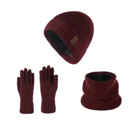 Women's Winter Hat, Scarf & Mask Set - Fleece Lined Beanie With Earmuffs For Cold Weather (Yellow)