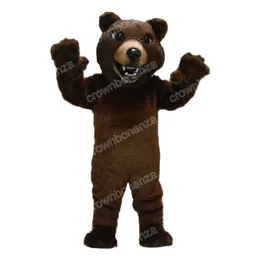 Mascots Costumes: Brown Bear Plush Costume, Full Body Suit