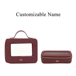 Make-up-Tasche Aus Baumwolle Mit Blumenmuster – Großes Fassungsvermögen, Reise-Kosmetiktasche