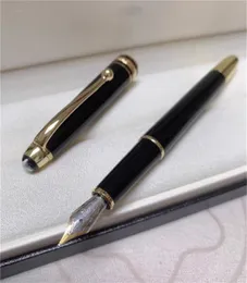 JINHAO Century Tofu 100 Füllfederhalter – 18K Vergoldet, Mittlere Feder, Gelb/Stein-Design
