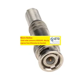 Connettori Rg59 Bnc Femmina 50 Pezzi Connettori BNC Femmina Twist-On Per Cavo RG59 - Montaggio Senza Attrezzi, Ideali Per Video/Sicurezza Connettori RG59 Twist-on