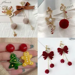 Christmas Gingerbread Man Earrings - Acrylic Cute Cookie Dangle Earrings For Women, Holiday Party Jewelry Gift - View #9
