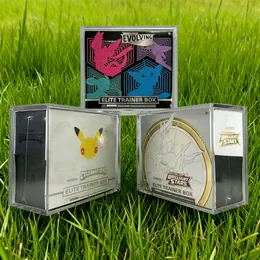 pokemon booster box protective case Pokémon Acrylic Display | 99.9% UV Ultimate Solution for Collectors — Dont let the plastic seal of your Pokemon Boosters break and compromise their value over time Pokemon Booster Box Protector made