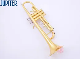 ケースマウスピース付きプロのBBトランペット ゴールドラッカー仕上げ