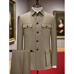 ジャケット・アウター vintage mao coller super long coat mao jacket