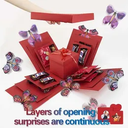 12 pezzi Scatole di caramelle a farfalla Regali Scatole di carta da imballaggio Decorazioni per feste di compleanno Ragazze Matrimonio Baby Shower Bomboniere per ospi  15