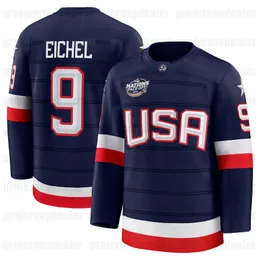 USA Hockey Jersey 2025 Nations Face Off Jack Hughes, Tkachuk