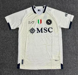 Napoli White Soccer Shirt Special Edition Maglia, Kvaratskhelia ...