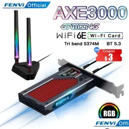 DHgate.com:FENVI AXE3000 WiFi 6E AX210 PCIe Wireless Network Card ...