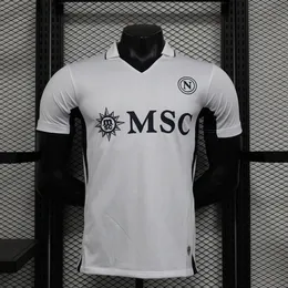 Napoli White Soccer Shirt Special Edition Maglia, Kvaratskhelia ...