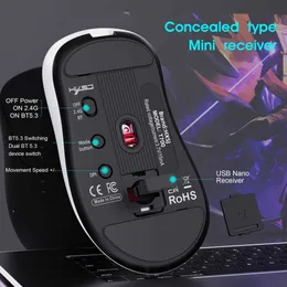 Wireless Bluetooth Mouse: Lightweight, Adjustable DPI for Gaming, Desktop  Notebook Use