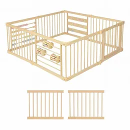 Extra Large Baby Playpen Wooden Safety Gate for Toddlers
