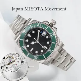 Luxury Automatic Watch for Men 41mm Designer Watch, Stainless Steel,  Japanese Movement, Glide Lock Clasp Classic Orologio with Box