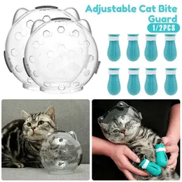 Muso Per Gatto Trasparente - Casco Antileccamento E Antimorso Con Fori Traspiranti - Foto 6