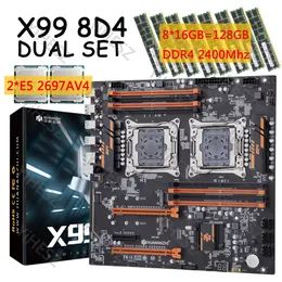 【セット】x99 Deluxe ii / E5-2697 v4 / 32GB X99 Dual Z8 motherboard kit with 2 Intel Xeon E5-2695 v4