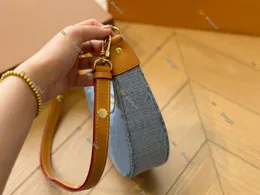 Luxury Designer Leather Hobo Half Moon Bag With Loop Closure Luxury Designer Leather Hobo Half Moon Bag With Loop Closure