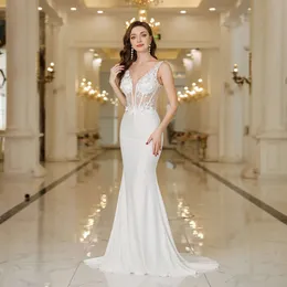 Tina Valerdi 2019 Mermaid Wedding Dresses Sheer Off The Shoulder