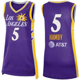 Printed WNBA Los Angeles Sparks Woman Basketball 10 Kelsey Plum