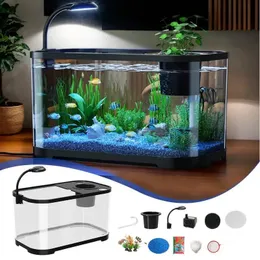 Compact Two Gallon Habitat: Ideal Starter Tank For Small Aquatic