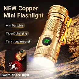 TC1200 Lampe de poche tactique LED ultra lumineuse étanche 5 modes d'éclairage