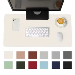 Cacoy 100x40 cm Tappetino Scrivania in Pelle PU, Esteso Tappeto Scrivania, XXL Office Tappetino Mouse Grande, Tappetino da Scrivania Impermeabile Adatto Per l'Uso In Ufficio e Casa (Nero