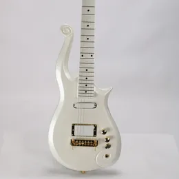 ホワイト ソリッドボディ エレキギター フロイドローズエレクトリックギター：グロスホワイトソリッド