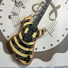 DHgate.com:Uncle Dicks Rick Nielsen Double-Neck Yellow