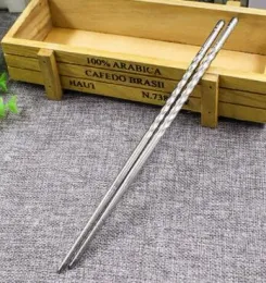 Bacchette Giapponesi In Acciaio Inox Placcato Titanio, Set Da 2 Paia, Lavabili E Riutilizzabili, Per Sushi E Cucina Asiatica