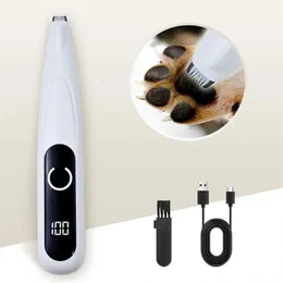 Palksky Dog Paw Trimmer, Upgraded 18mm-Blade Electric Dog Clippers For Groomming With Led Display Waterproof Pet Micro Precision Trimmer Rechargeable Hair Shaver For Paws Ears Face Rump And Eyes