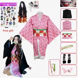 HBQC Anime Cosplay Costume Akaza Cospiay Costume Complet Perruque Adulte Halloween Carnaval